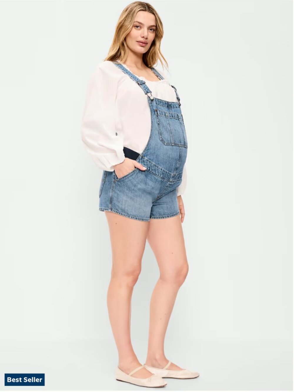 Maternity Overalls Short - S | Old Navy